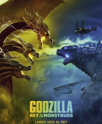 Godzilla Rey de los monstruos, cartel de la película